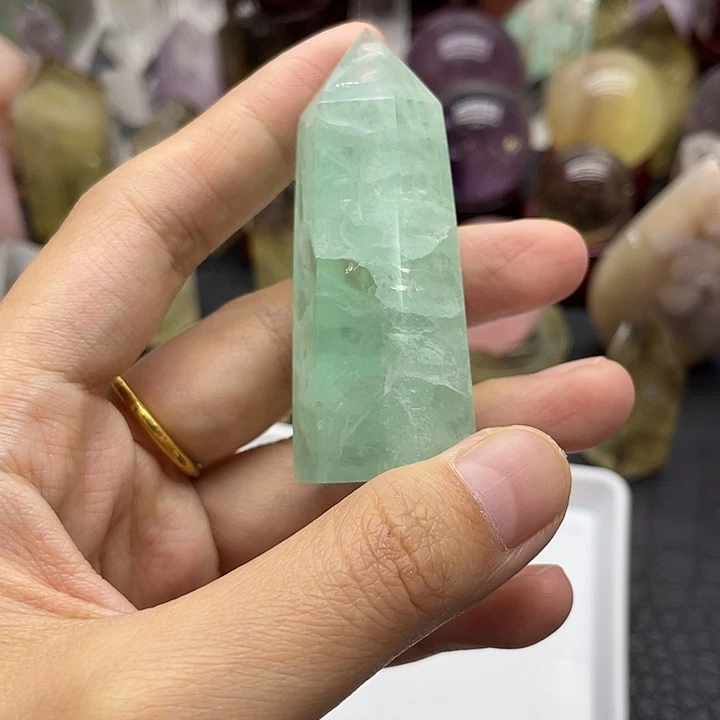 水晶珠宝半成品未镶嵌11 绿莹石