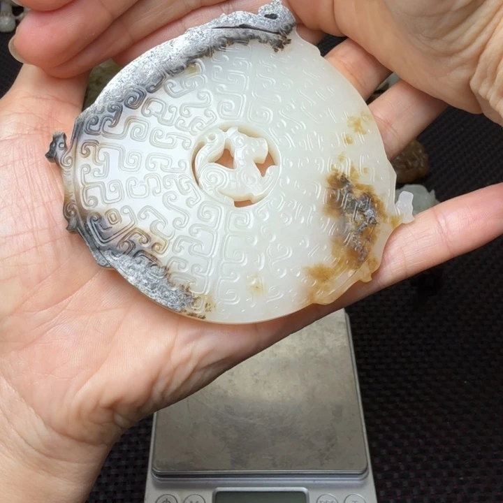 2***宙未镶嵌和田玉挂件