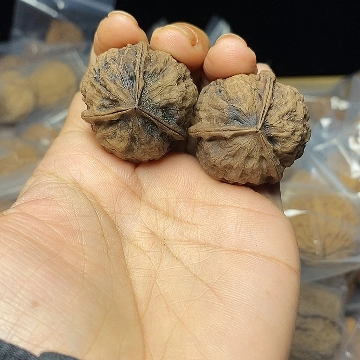 文玩核桃把件云南铁核桃64号33mm