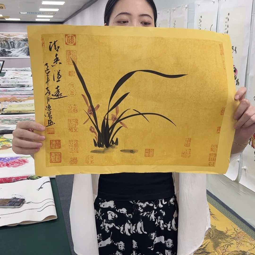 国画宣纸国画纯手绘作品