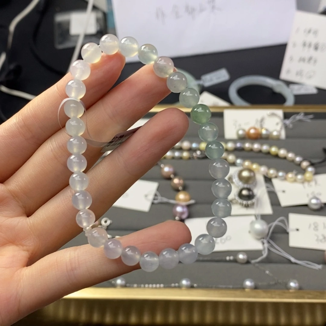 未镶嵌手串翡翠翡翠