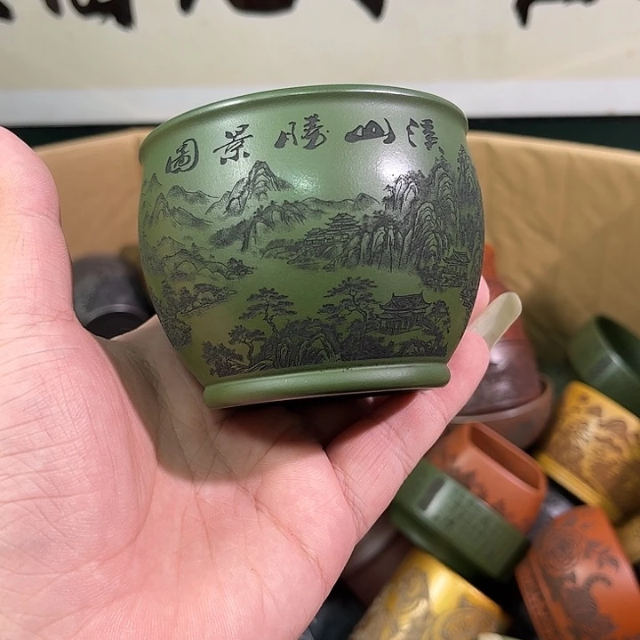 茶杯紫砂全手工紫砂主人杯
