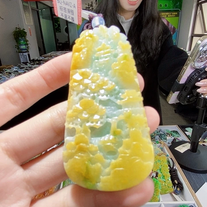 颈饰未镶嵌翡翠翡翠