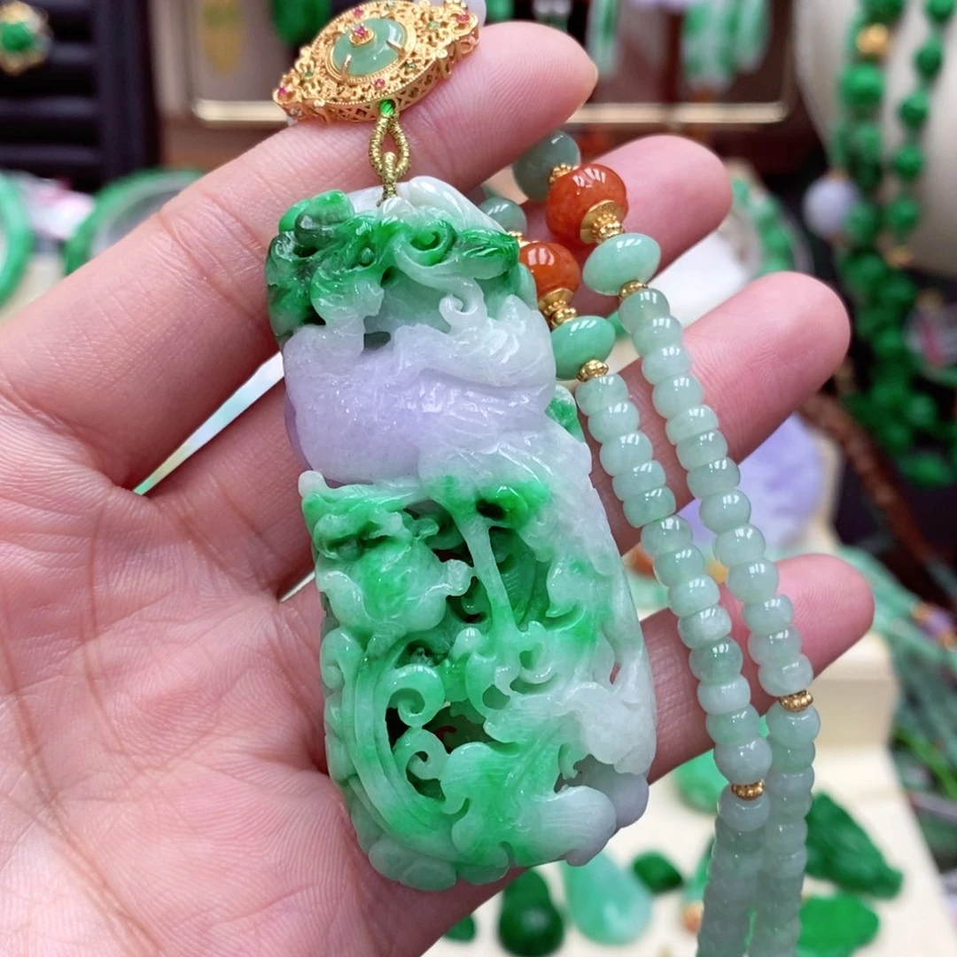 颈饰未镶嵌翡翠翡翠吊坠