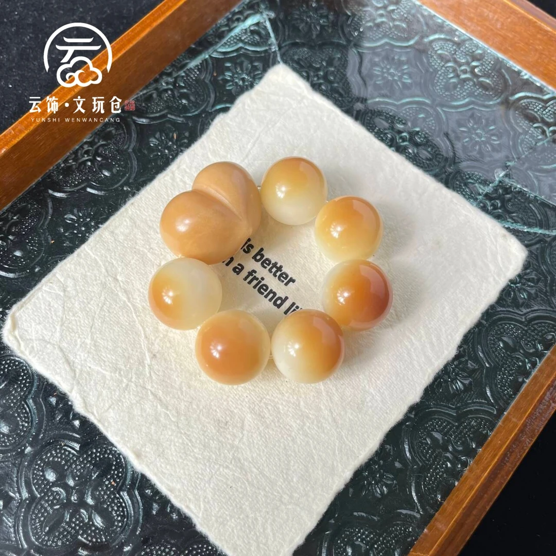 【爱悦20mm】菩提根炭烧圆珠手捻CP023-1210