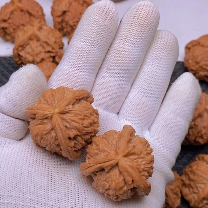 呼***呦核桃手串/手链拼接白狮子21