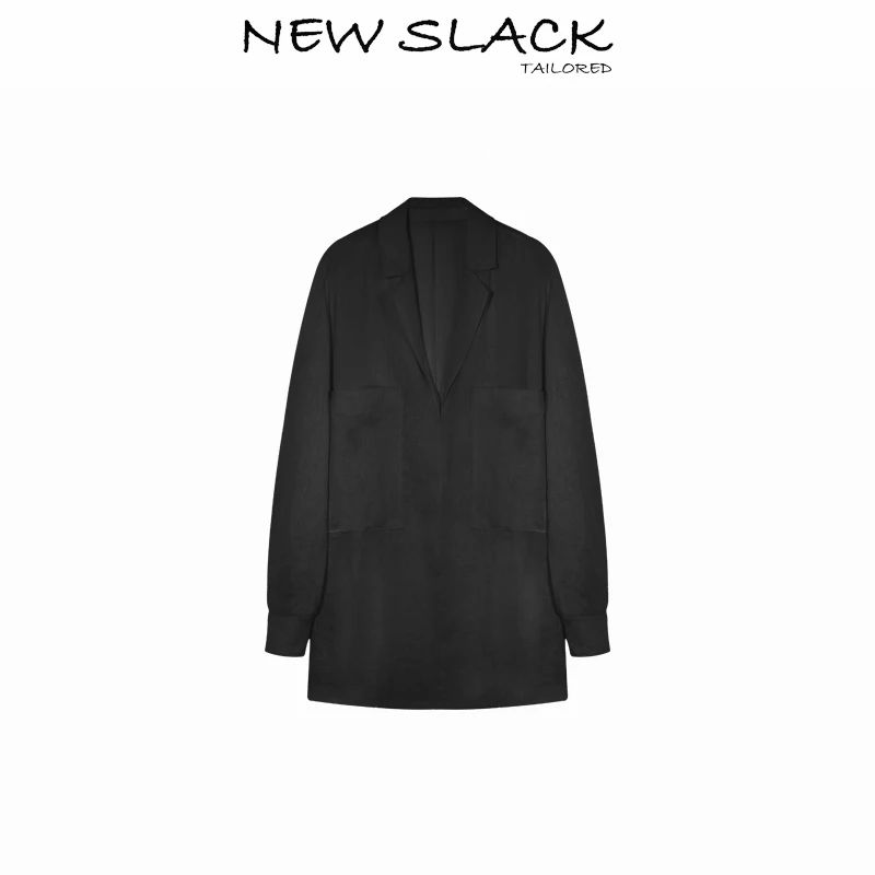 New slack NX24194亚麻西装领