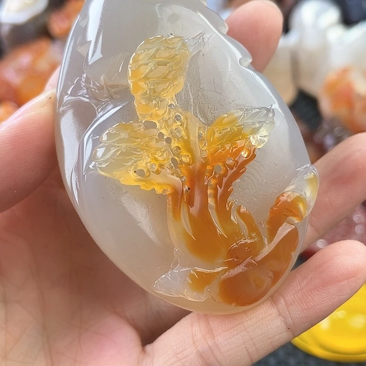 未镶嵌天然玛瑙/玉髓