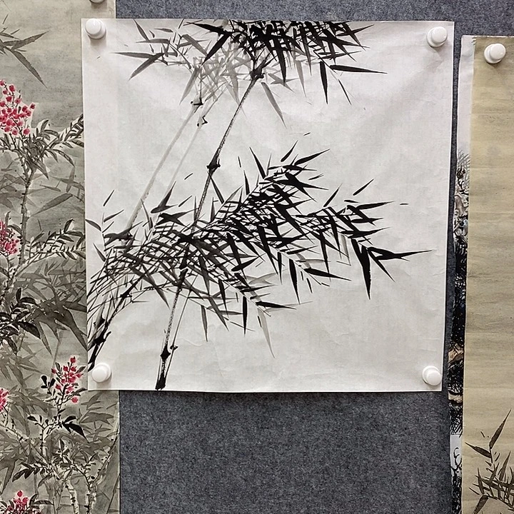 竖款新中式装饰画68-68