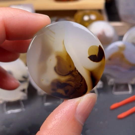 玛瑙/玉髓吊坠(不含链)未镶嵌