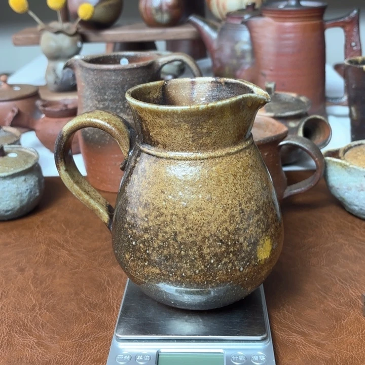 日本备前烧凉水壶相马美鹤