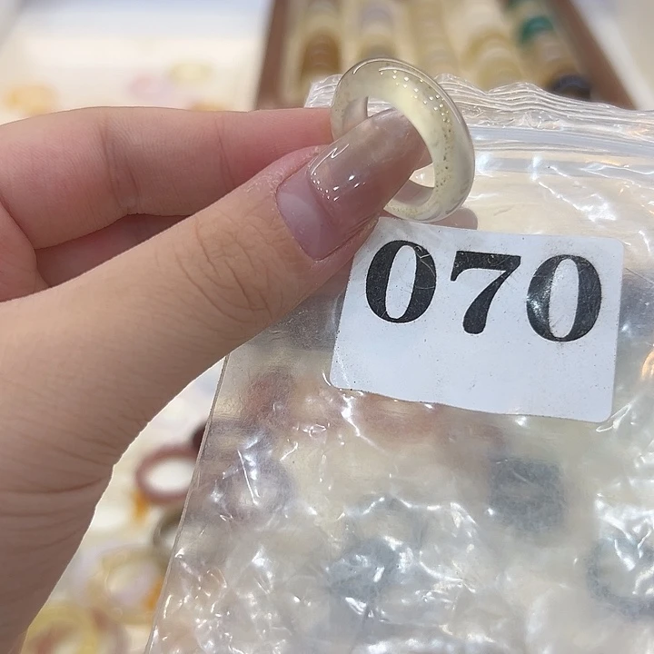 合金戒指玛瑙/玉髓70港16