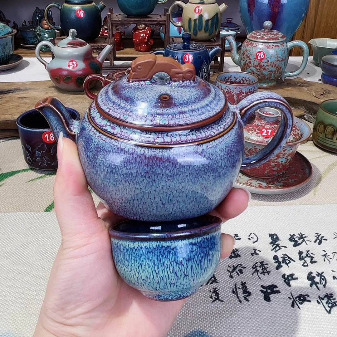 壶禹州钧瓷艺术作品