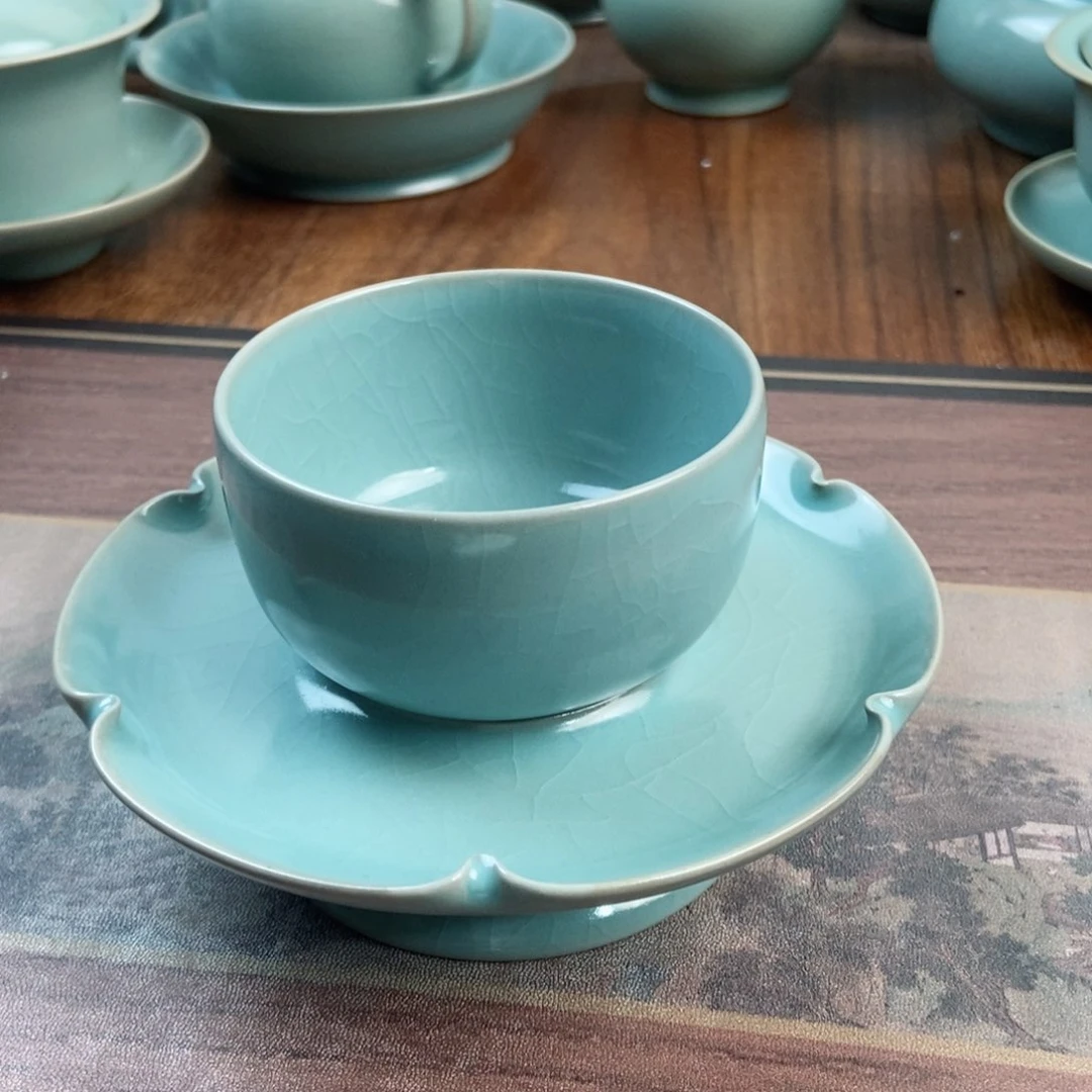 摆件原产地原矿汝瓷～茶器