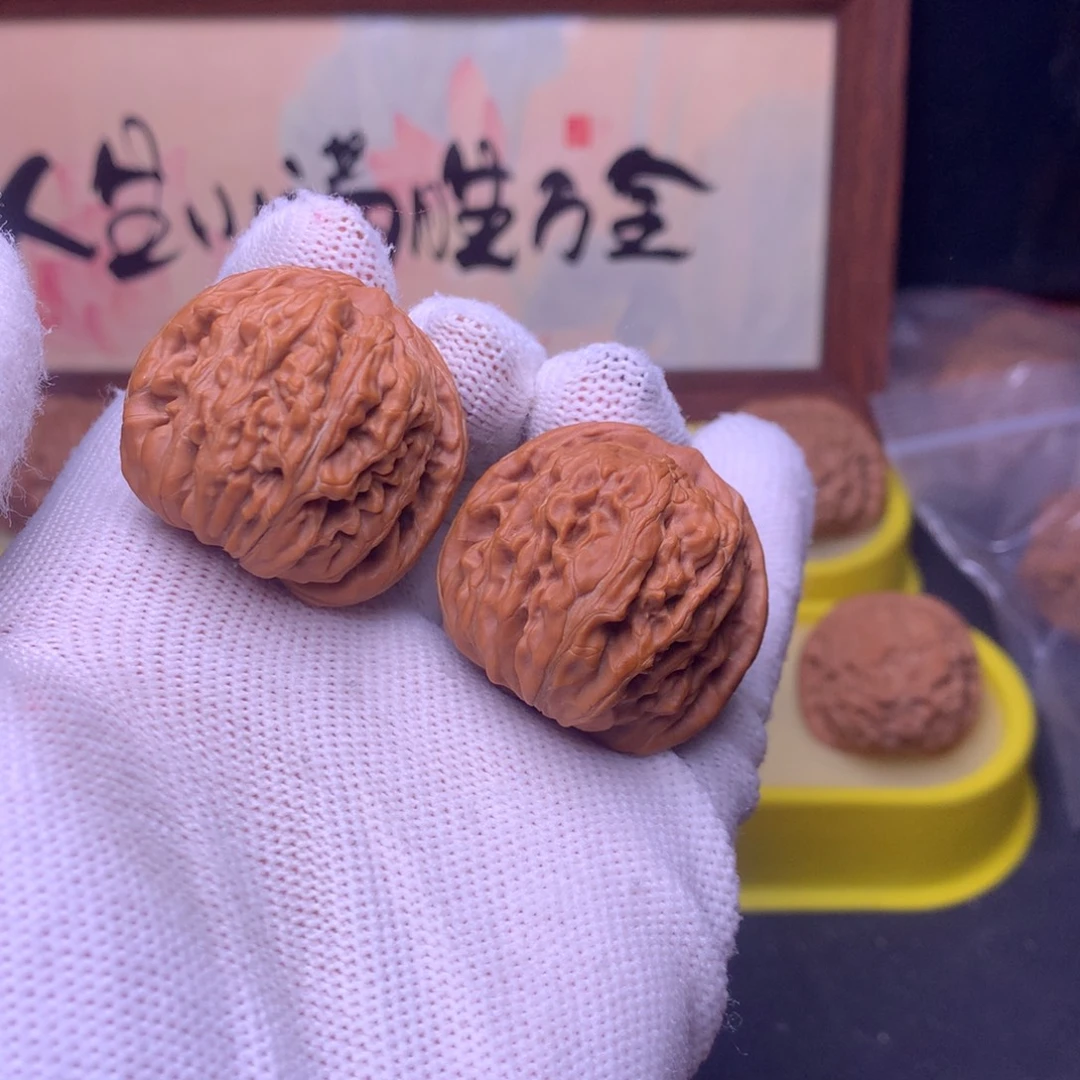 把件文玩核桃35四座楼