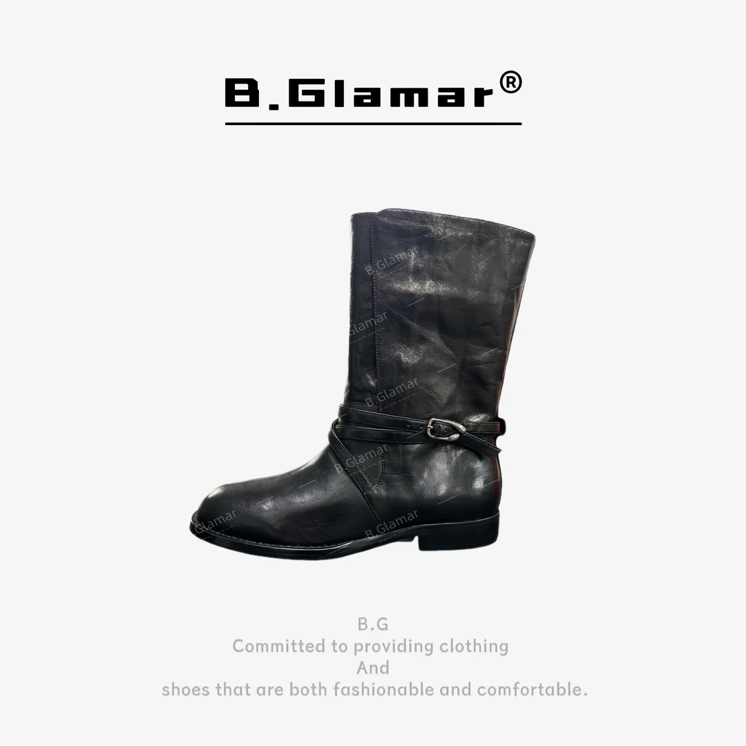 B.Glamar | 【重磅】圆头粗跟秋冬靴子 HY2502-903