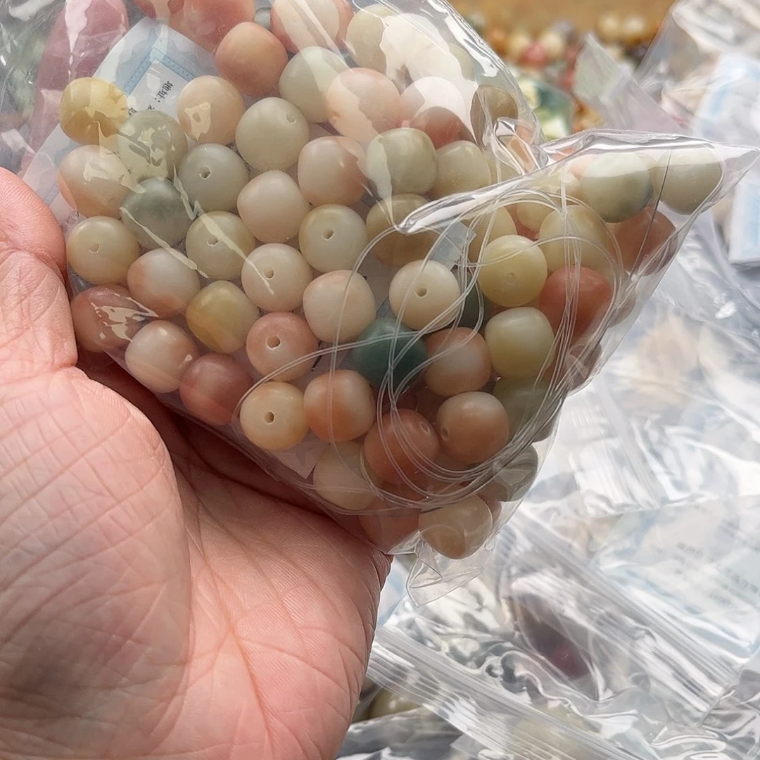 白玉菩提吊坠a/10mm/100颗锅底