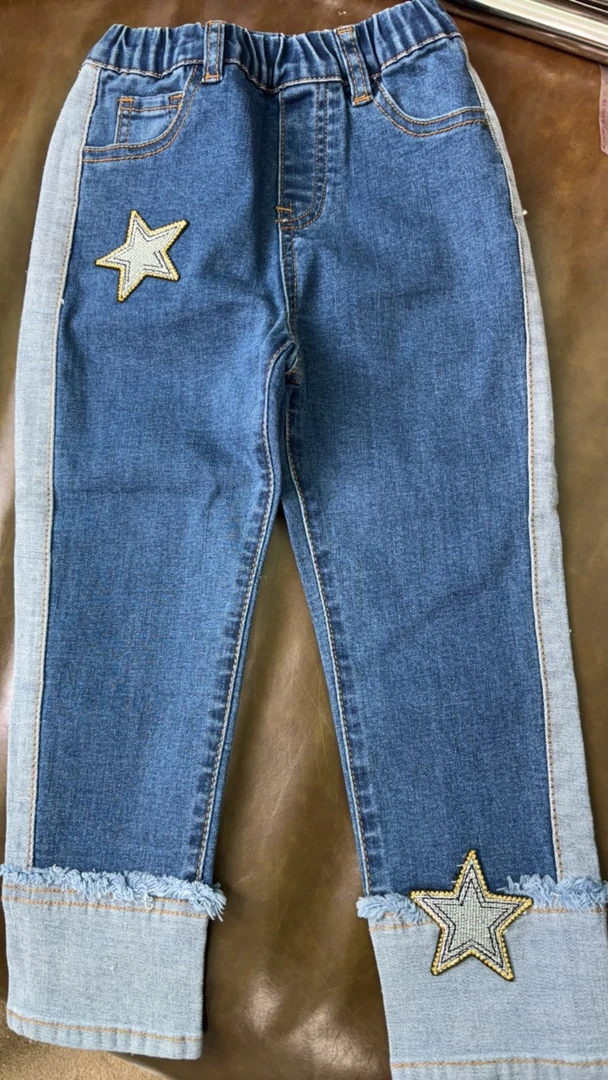 中腰大童休闲牛仔裤韩版时尚版