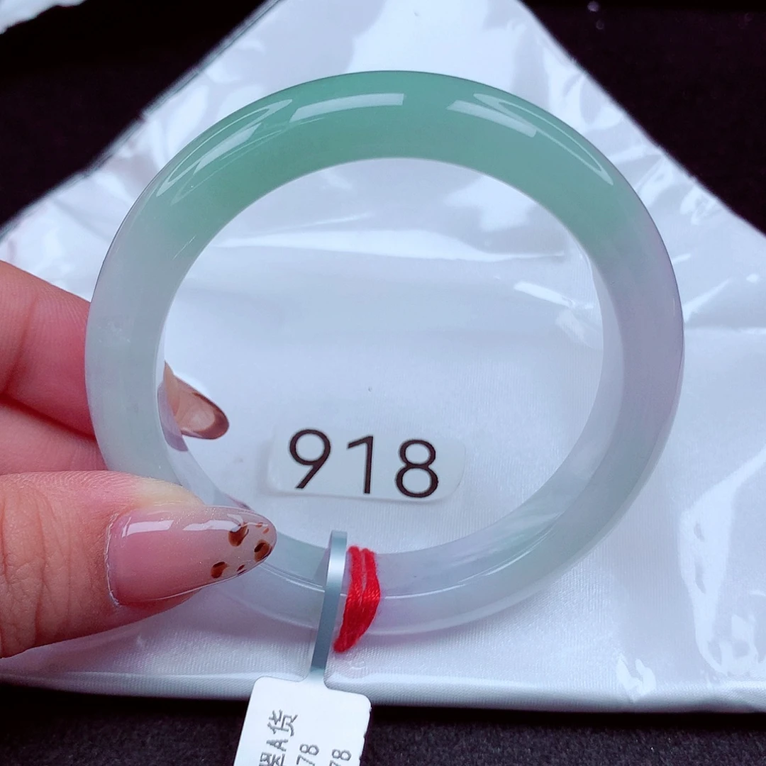 翡翠未镶嵌手镯天然缅甸翡翠A货玉手镯