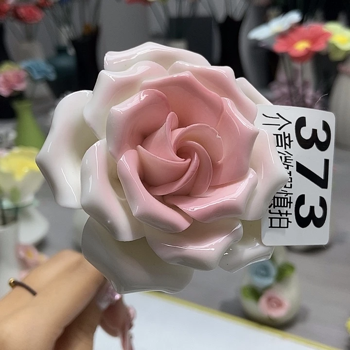 陶瓷纯手工捏花设计