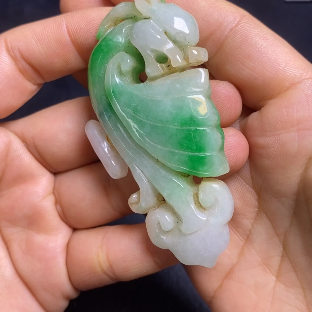 吊坠白玉菩提精品文玩