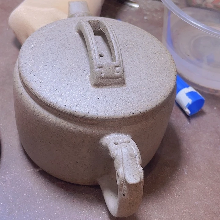 紫砂茶壶处理一把