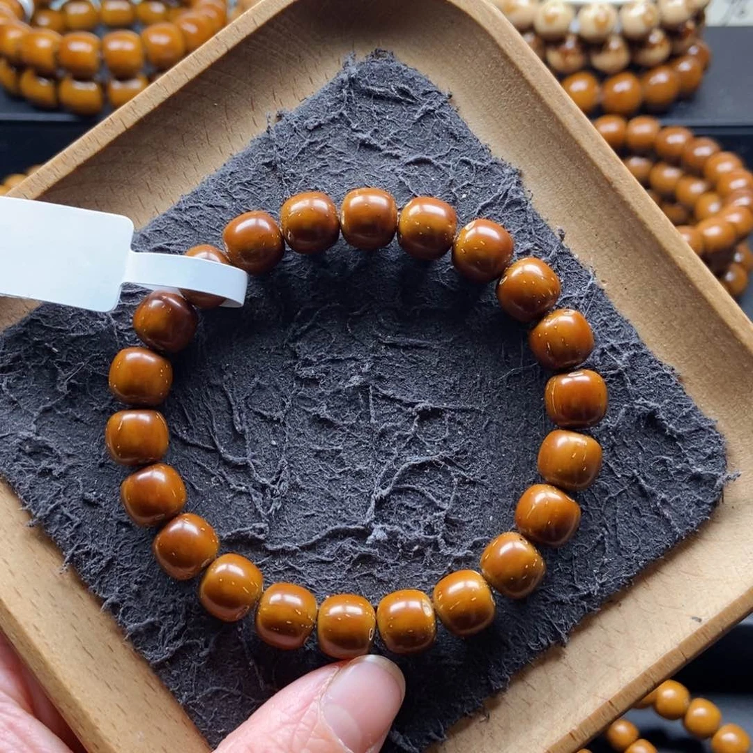 紫金鼠手串9.8mm近实心老型