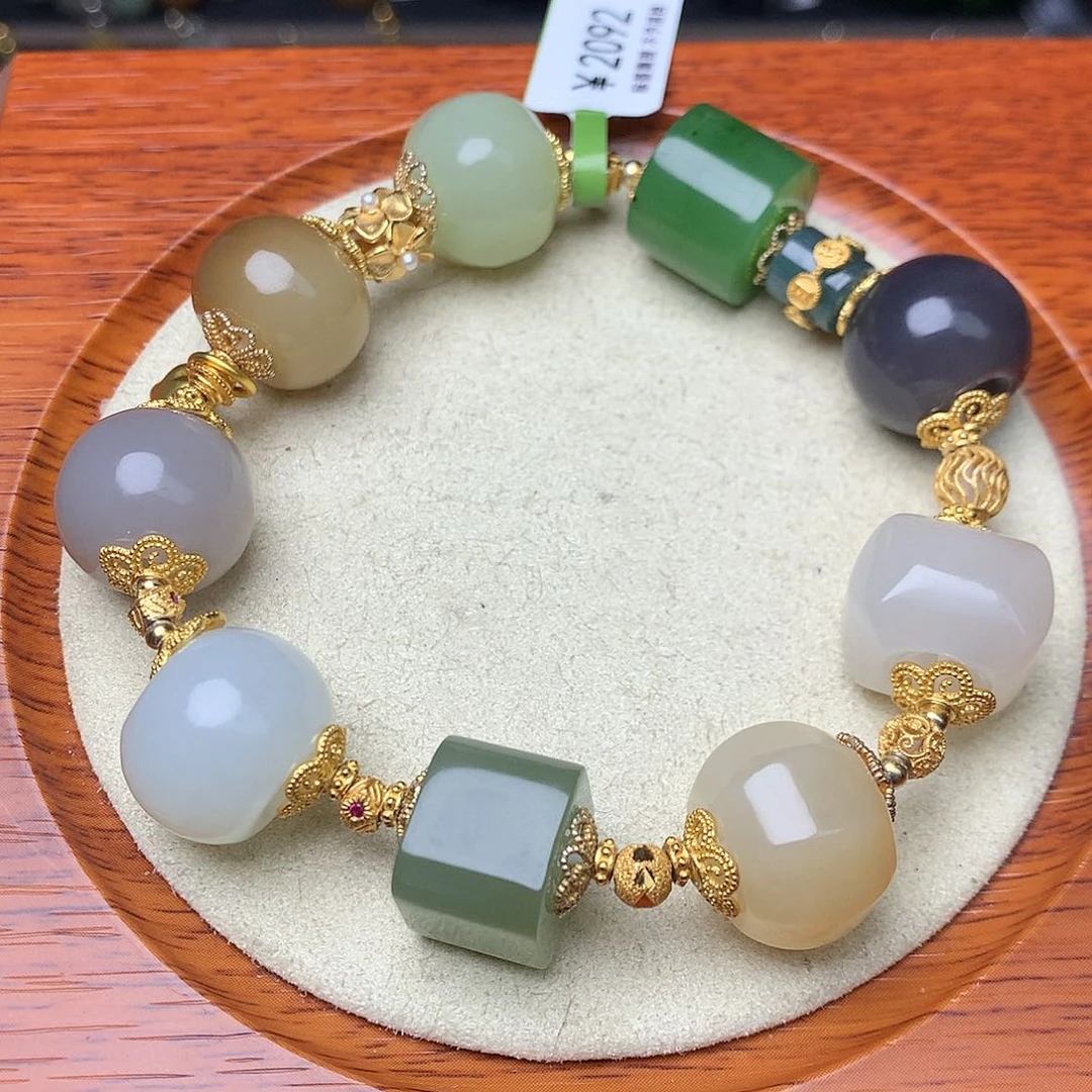 未镶嵌手串和田玉