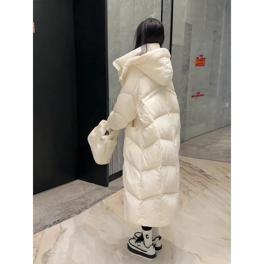 VOCKOO官方2025冬季新款羽绒服冬季韩版高级感炸街小个子长款情侣