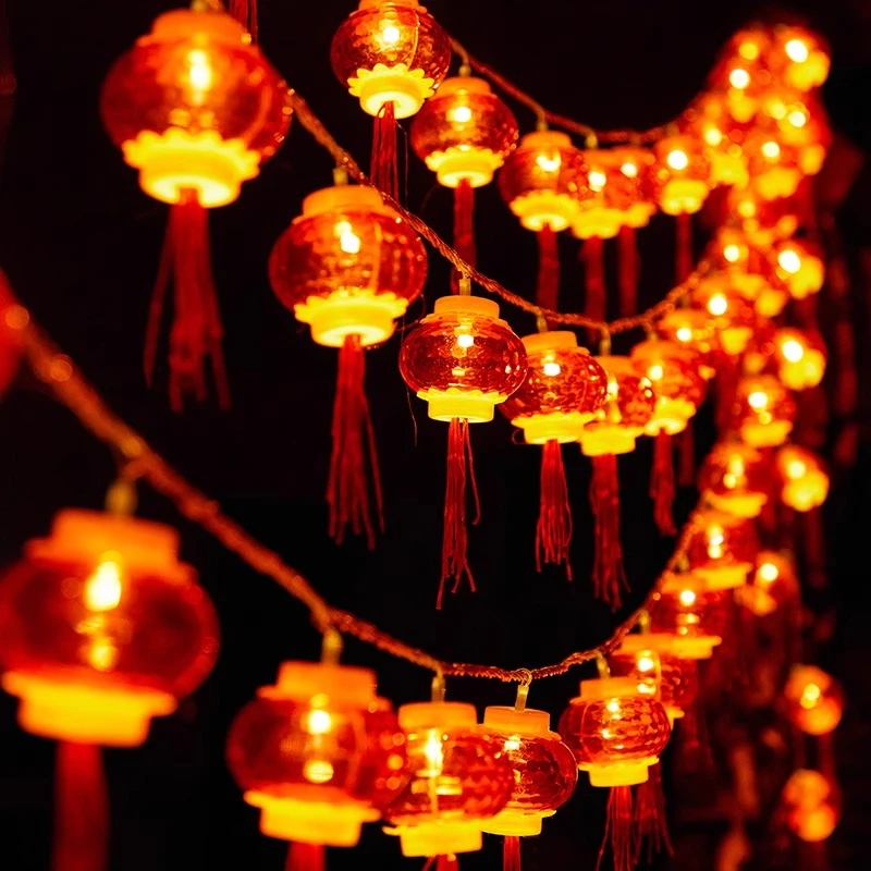 过年发光灯笼2025年新款红灯笼家用房间阳台院子新年春节装饰布置