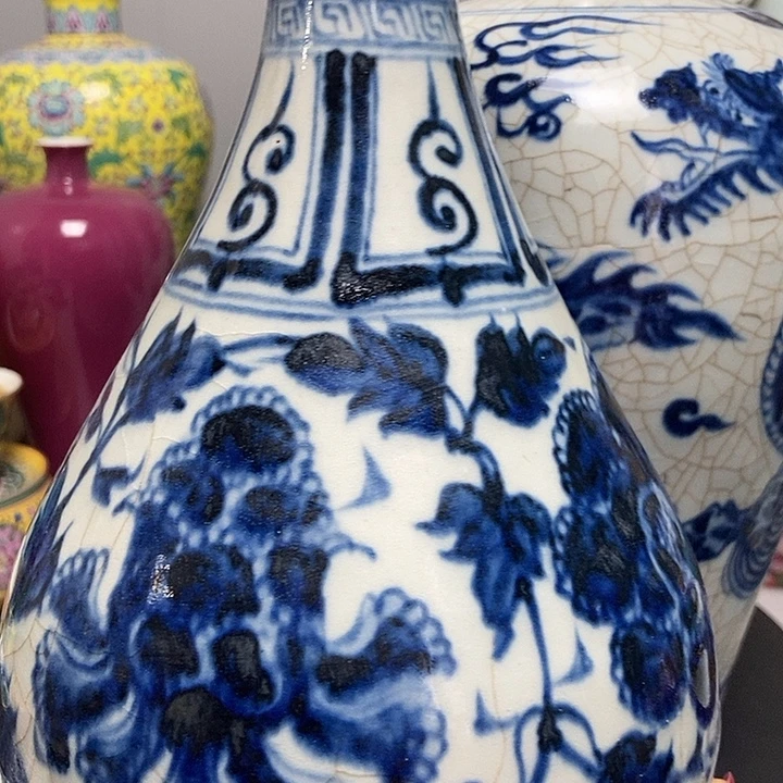 青花玉壶春瓶全品