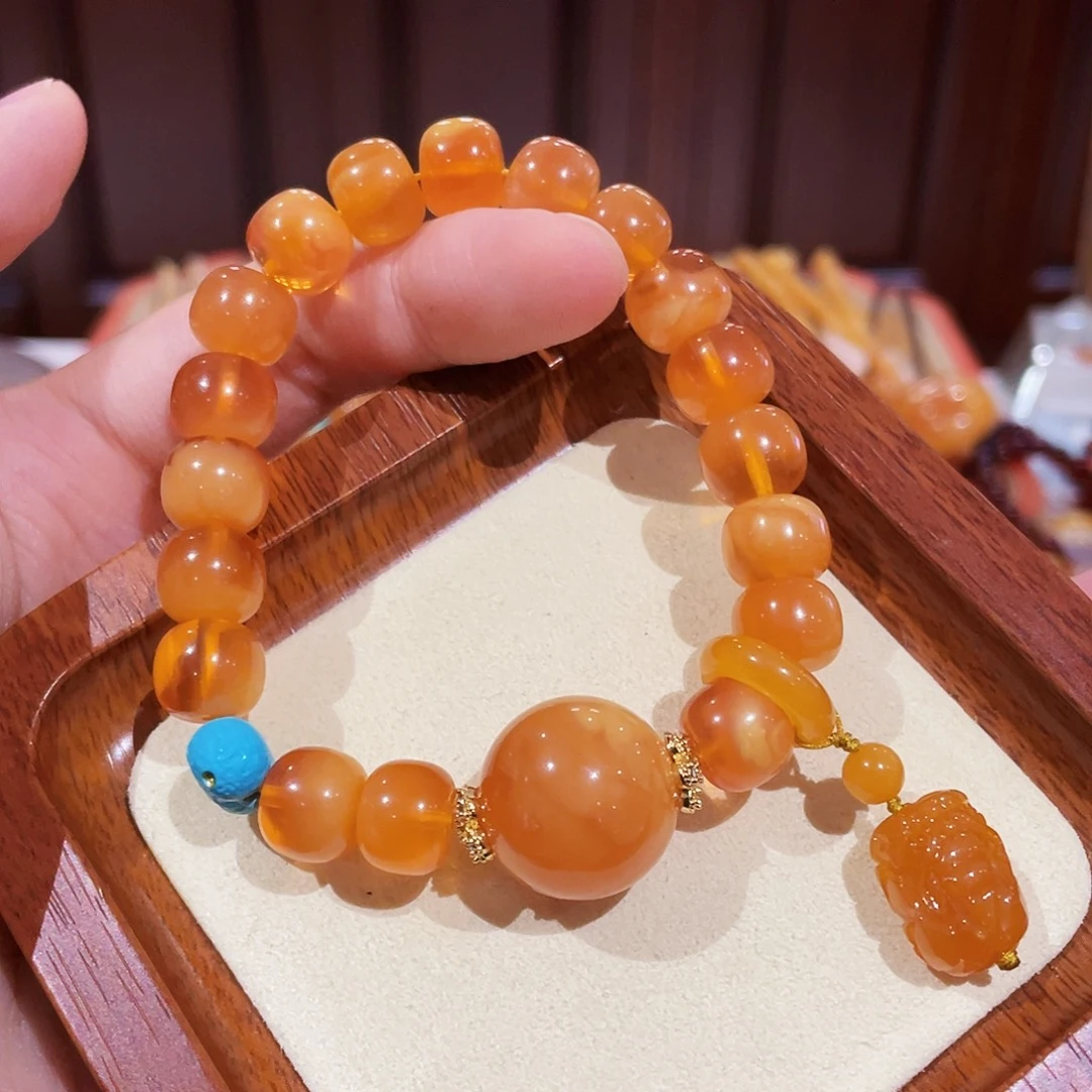 手链蜜蜡未镶嵌手串