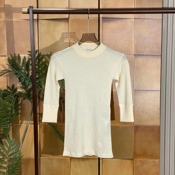 Loewe下摆刺绣logo针织衫/s码/99新/23440