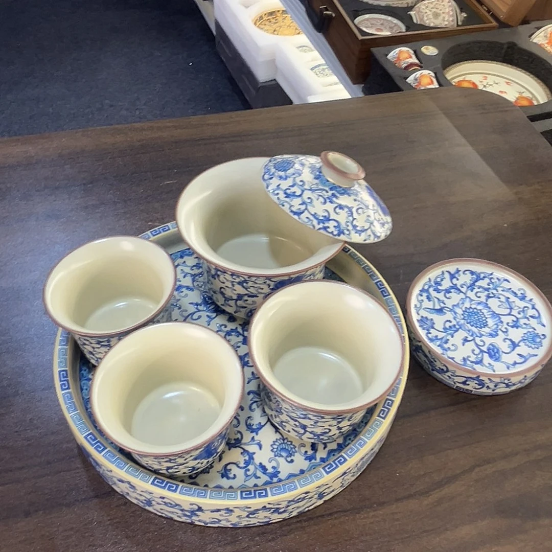 盖碗的时候就可以把