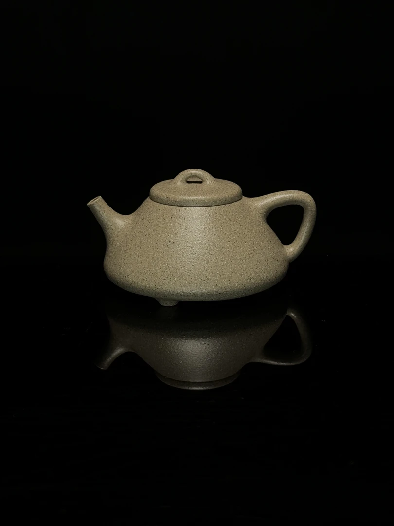 【子冶石瓢芝麻段容量170cc】送礼必备高端茶器黄龙山原矿精工半手