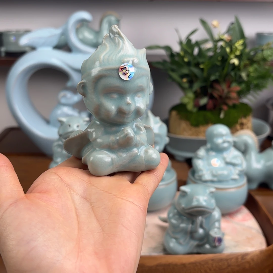 编号157仿古釉小茶宠