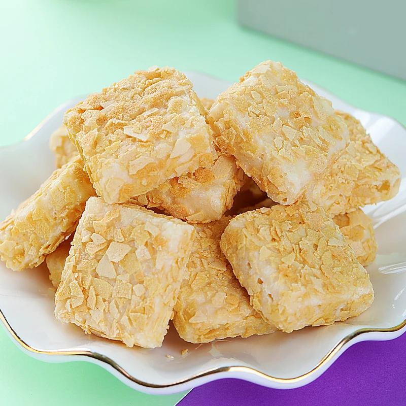 牛奶燕麦酥奶香浓郁酥脆猪肉饼干独立包装健康美味批发早餐小零食