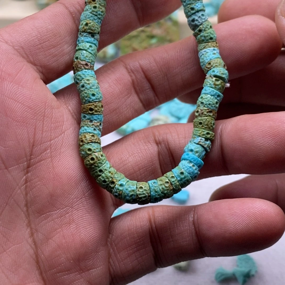 绿松石未镶嵌手链