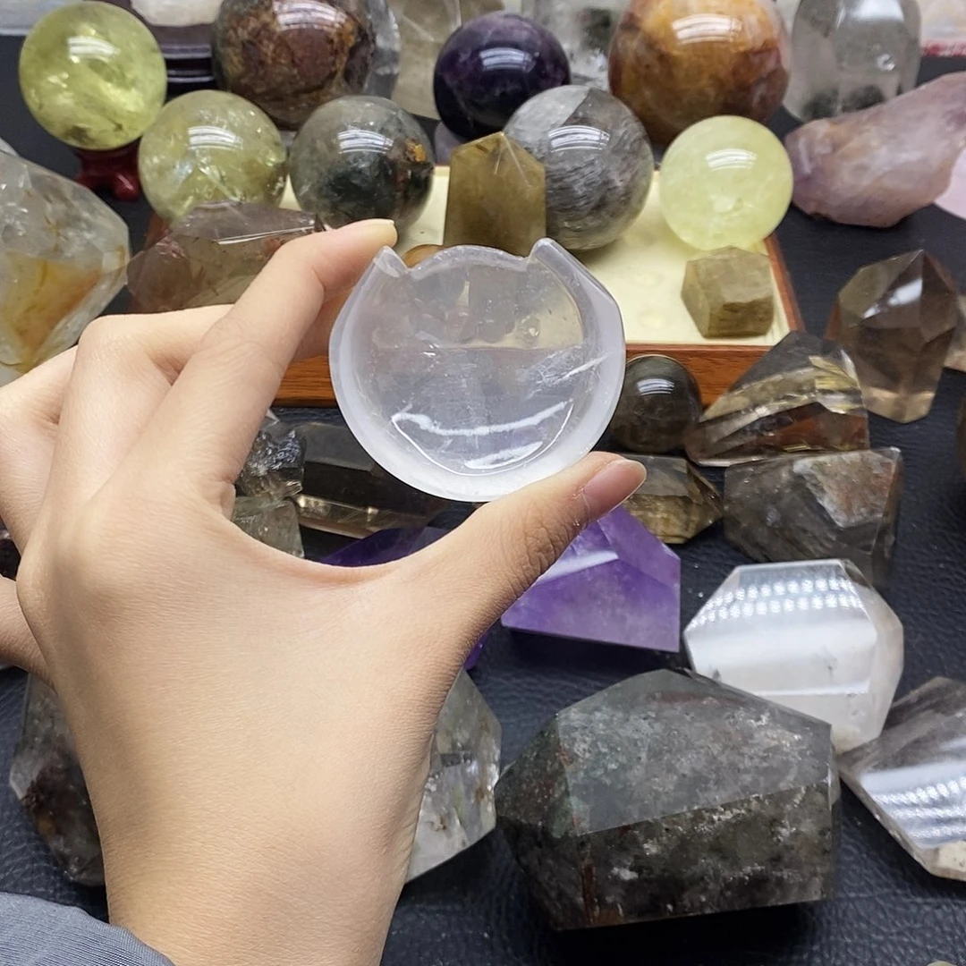 未镶嵌水晶珠宝半成品263水晶石