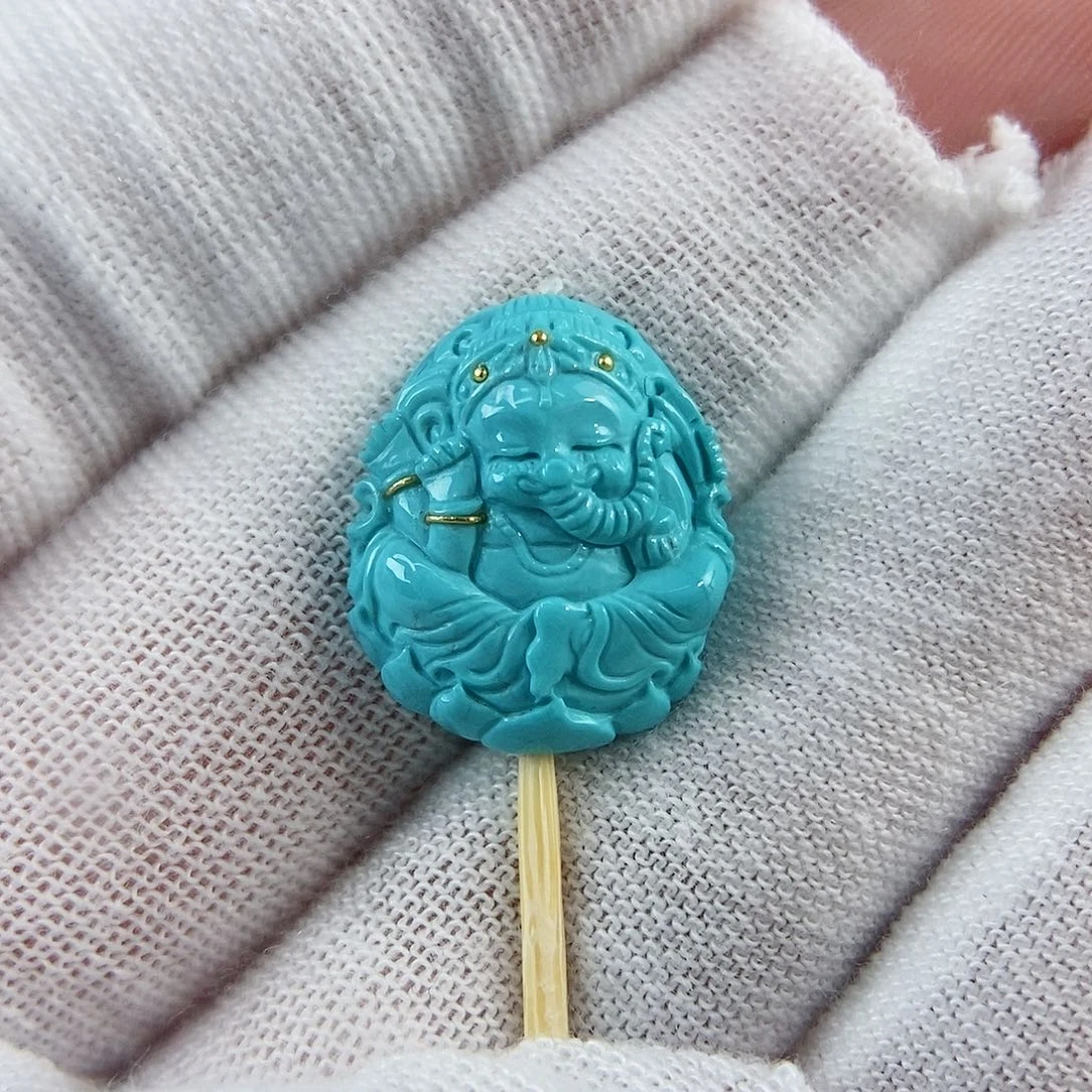 绿松石珠宝奇石未镶嵌