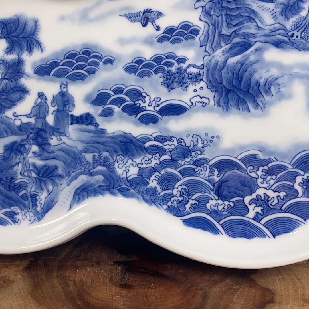 景德镇青花手绘茶器320