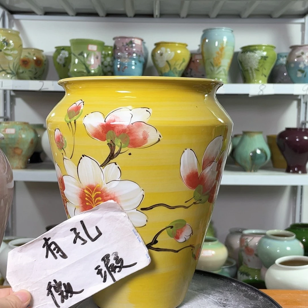 景德镇陶瓷花盆花器暇256