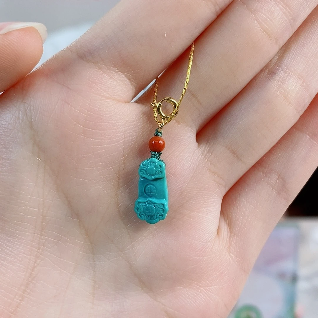 未镶嵌绿松石珠宝奇石