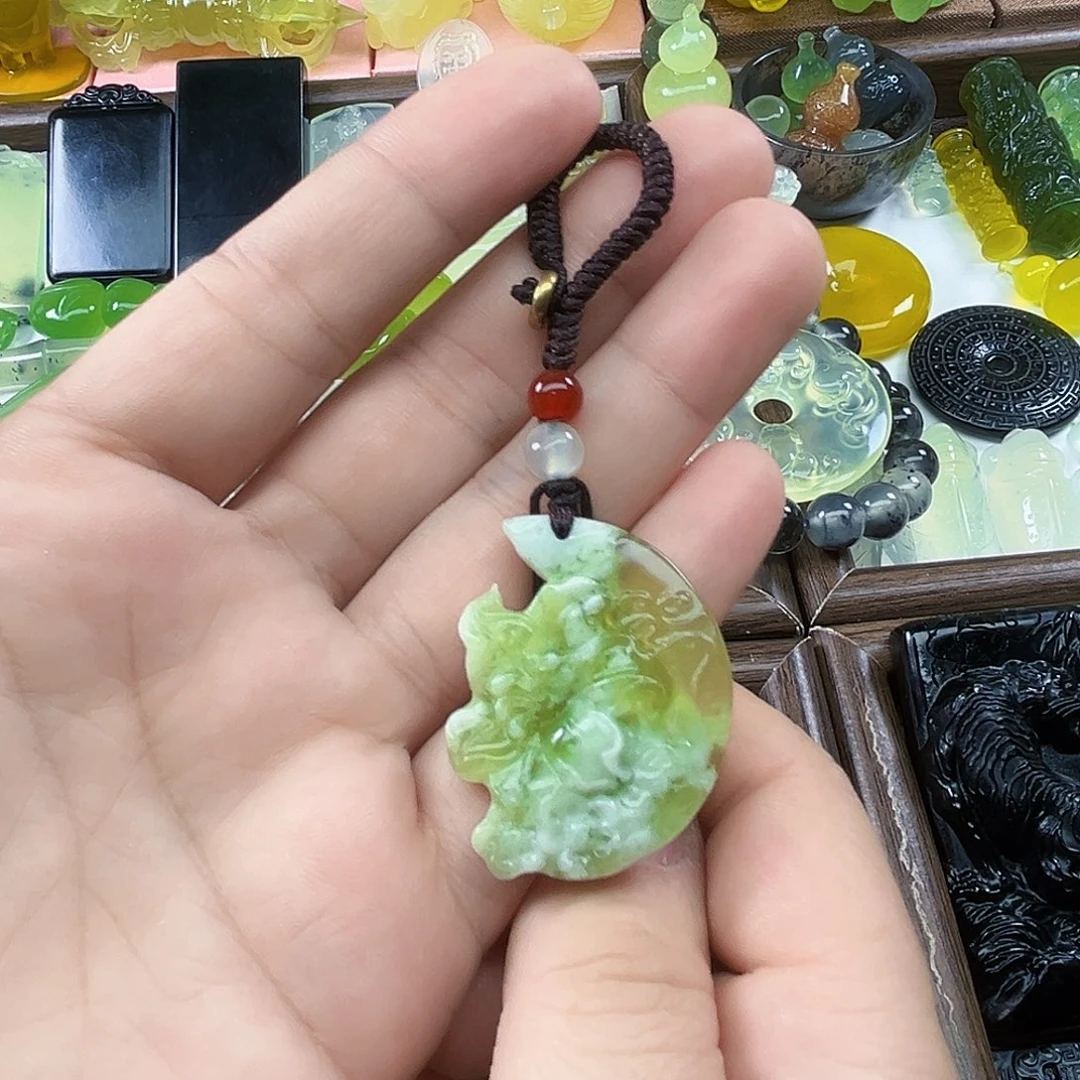 岫玉未镶嵌吊坠(不含链)