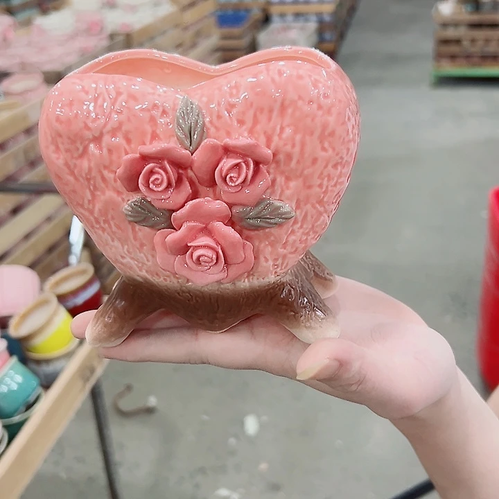 有孔.凑满10元发货多肉陶瓷花盆！
