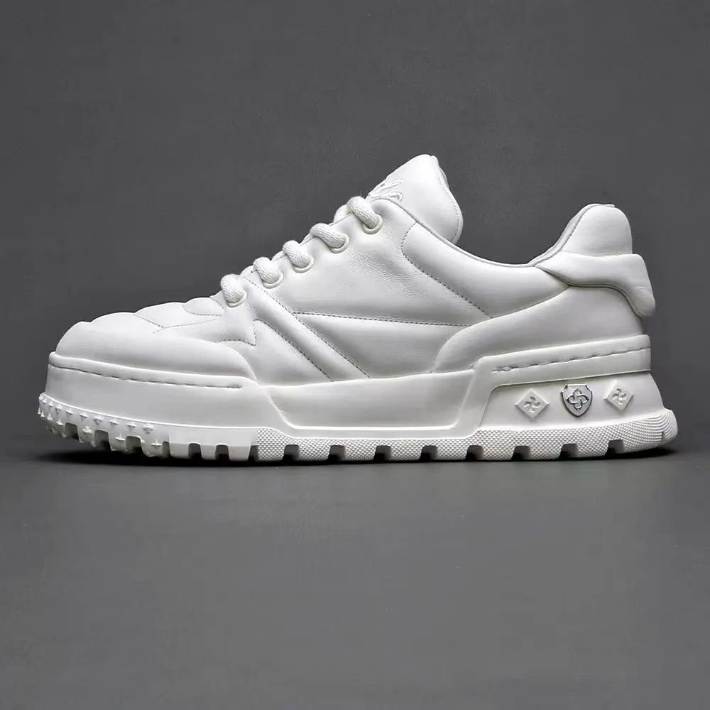 休闲系带防滑纯色板鞋休闲板鞋男士韩版百搭透气