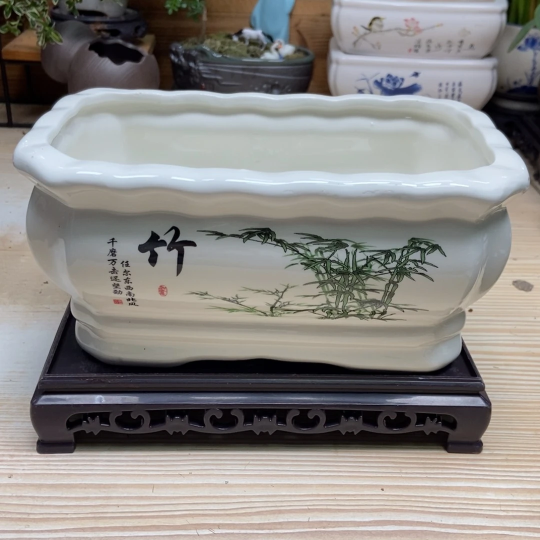 瓷片陶瓷花盆陶瓷艺术