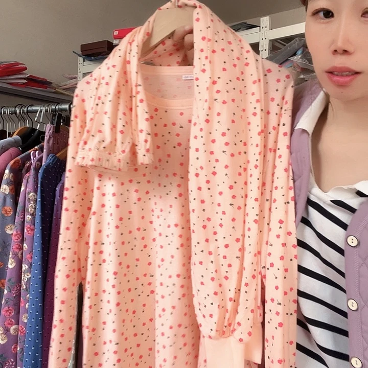 棉妈妈套装140宽松