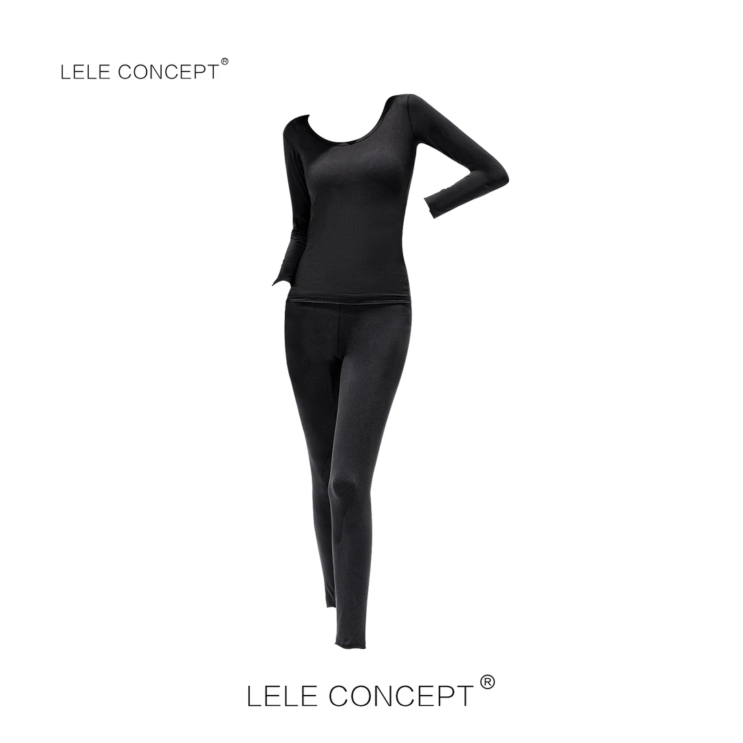 LELE CONCEPT |「夭夭」柔软舒适亲肤慕斯打底套装T0105