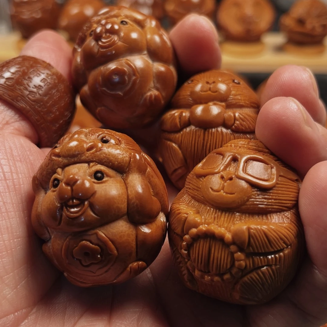 橄榄核手串/手链轩*殇兔子卡皮巴啦